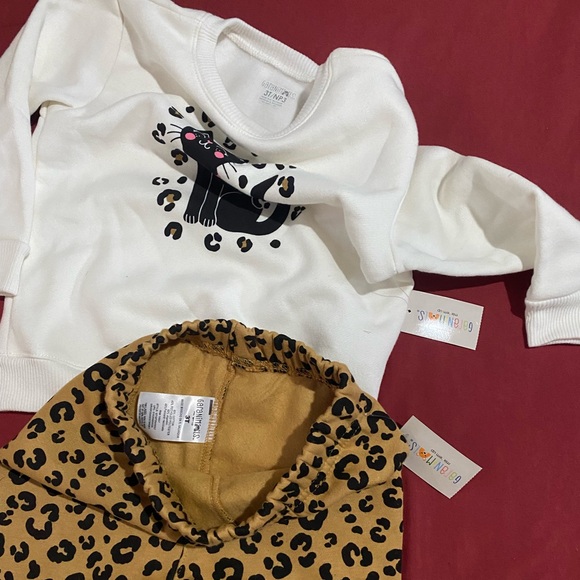 Animal print cat outfit toddler girl - Picture 3 of 5